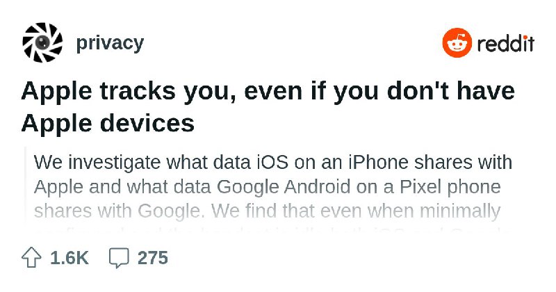 From the privacy community on Reddit