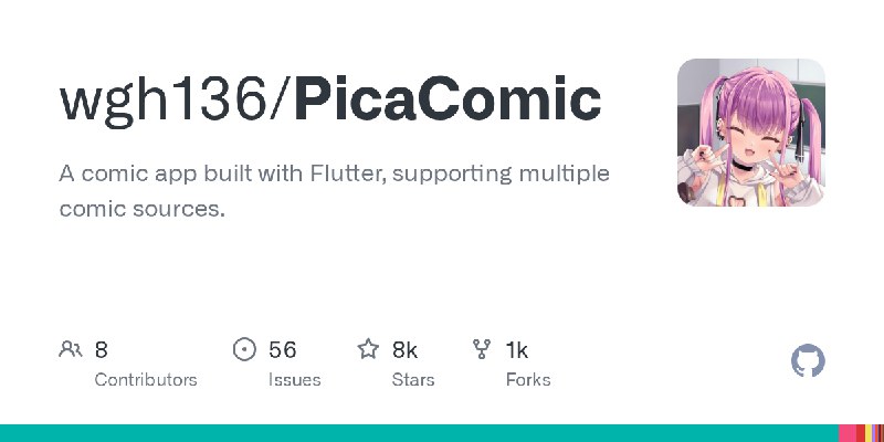 GitHub - wgh136/PicaComic: A comic app built with Flutter, supporting multiple comic sources.