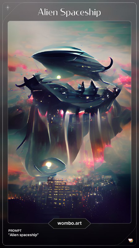 #美图 #网页工具▎  Dream by WOMBO一段简短的描述 + 一个风格，几秒钟生成一幅画作