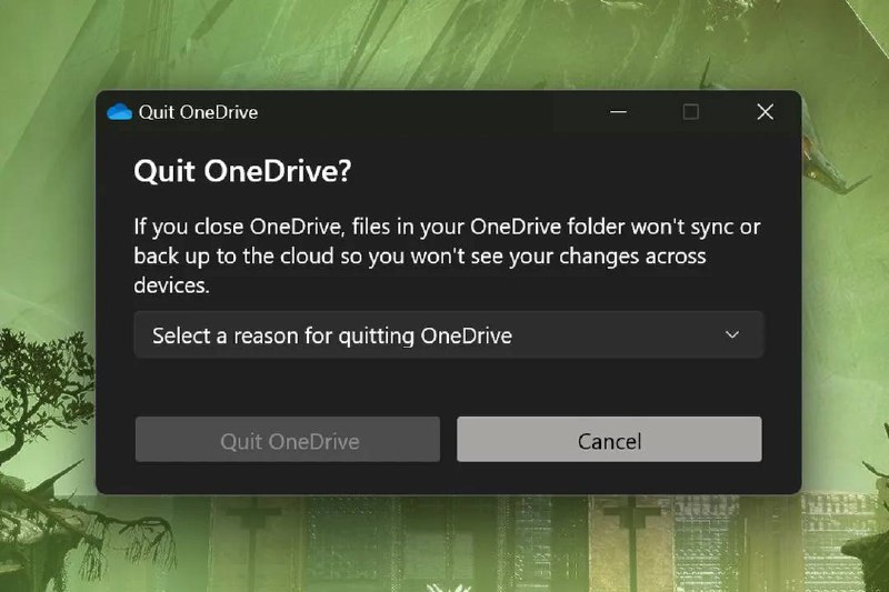 除非你解释清楚，否则微软不会让你关闭Windows上的OneDrive微软现在想让你在它允许你关闭OneDrive for Windows应用程序之前解释清楚你为什么要关闭它