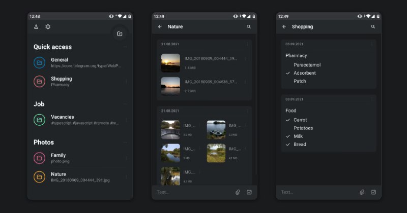 #Telegram #网盘 #GitHub ▎  TgStorageDemo  |  GitHub依托于 Telegram，纯前端实现的网盘