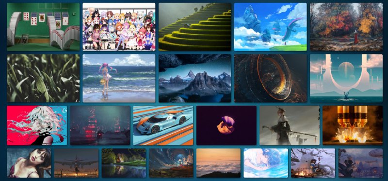 #美图 #系统美化▎  wallhaven不错的壁纸网站，收录了海量的精美壁纸，无广告