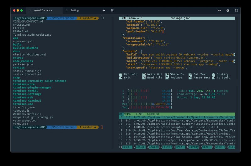 #Windows #macOS #Linux #GitHub▎  Tabby开源免费的终端软件